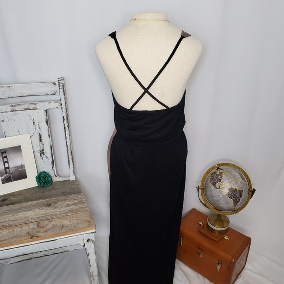 Black/Tan Mossimo Maxi Dress - Sz Small (NWOT) - Picture 6 of 16